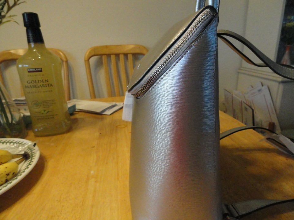 NWT DKNY BRYANT PARK TZ BACKPACK SILVER COLOR TOP ZIP eBay