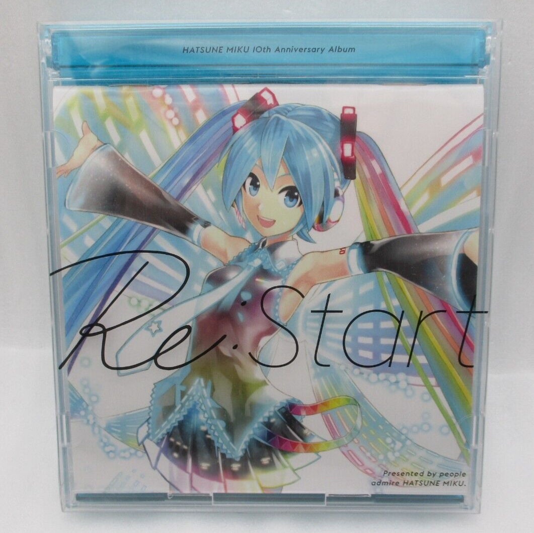 CD Hatsune Miku 10th Anniversary Album Re:Start Japan wowaka CD Hatsune Miku 10th Anniversary Album Re:Start Japan wowaka