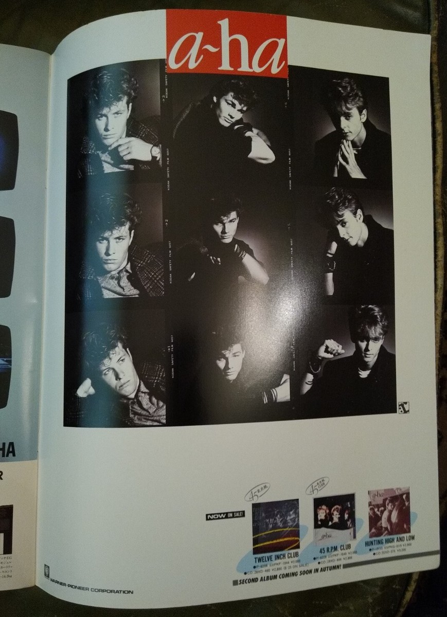A-HA World Tour 86 - 87 Japanese Tour Programme | eBay UK