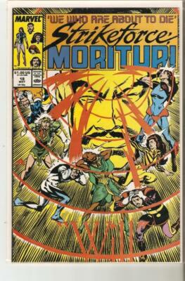 Strikeforce: Morituri #18 (May 1988, Marvel)