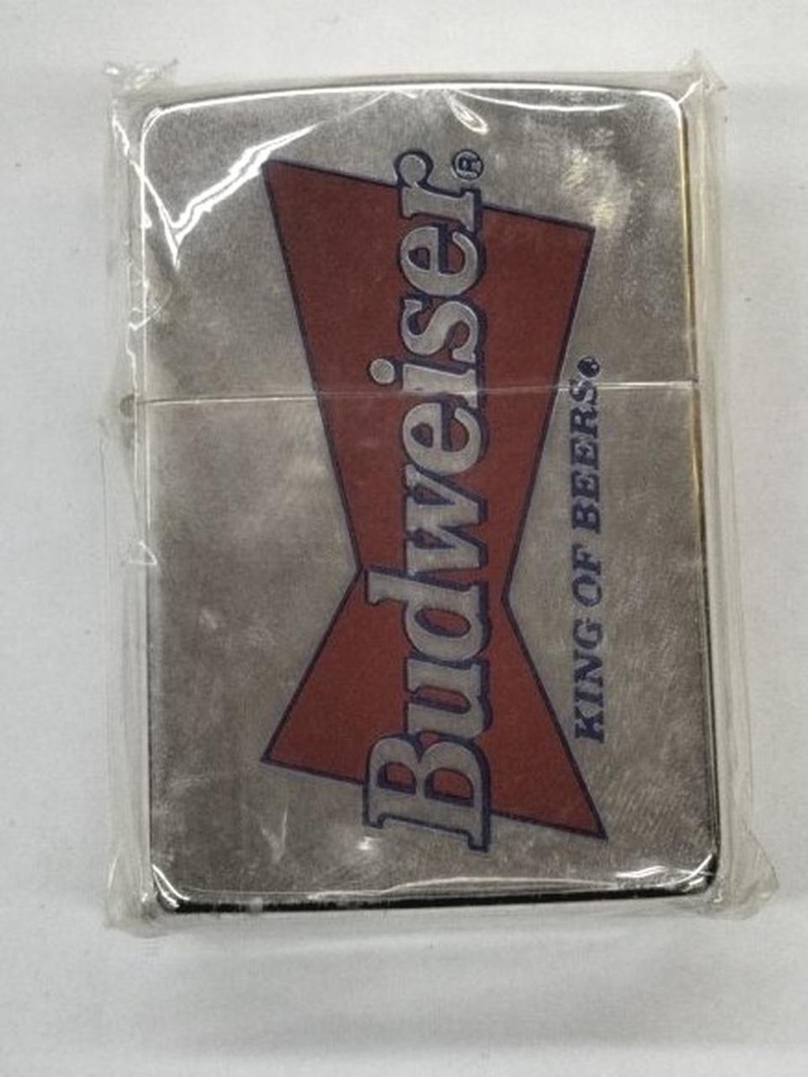 新品未開封 Zippoオイルライター 限定品Budweiser 廃版品 新品・未使用】希少Budweiser/バドワイザー 限定 zippo ジッポー