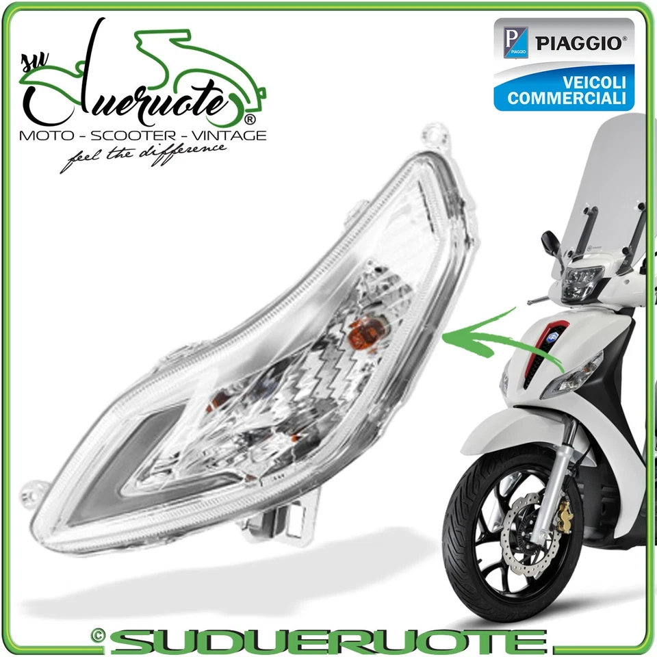 Freccia Anteriore Destra e Sinistra Kit Frecce per Medley 125 150 200 2016-2025 - Immagine 2 di 4