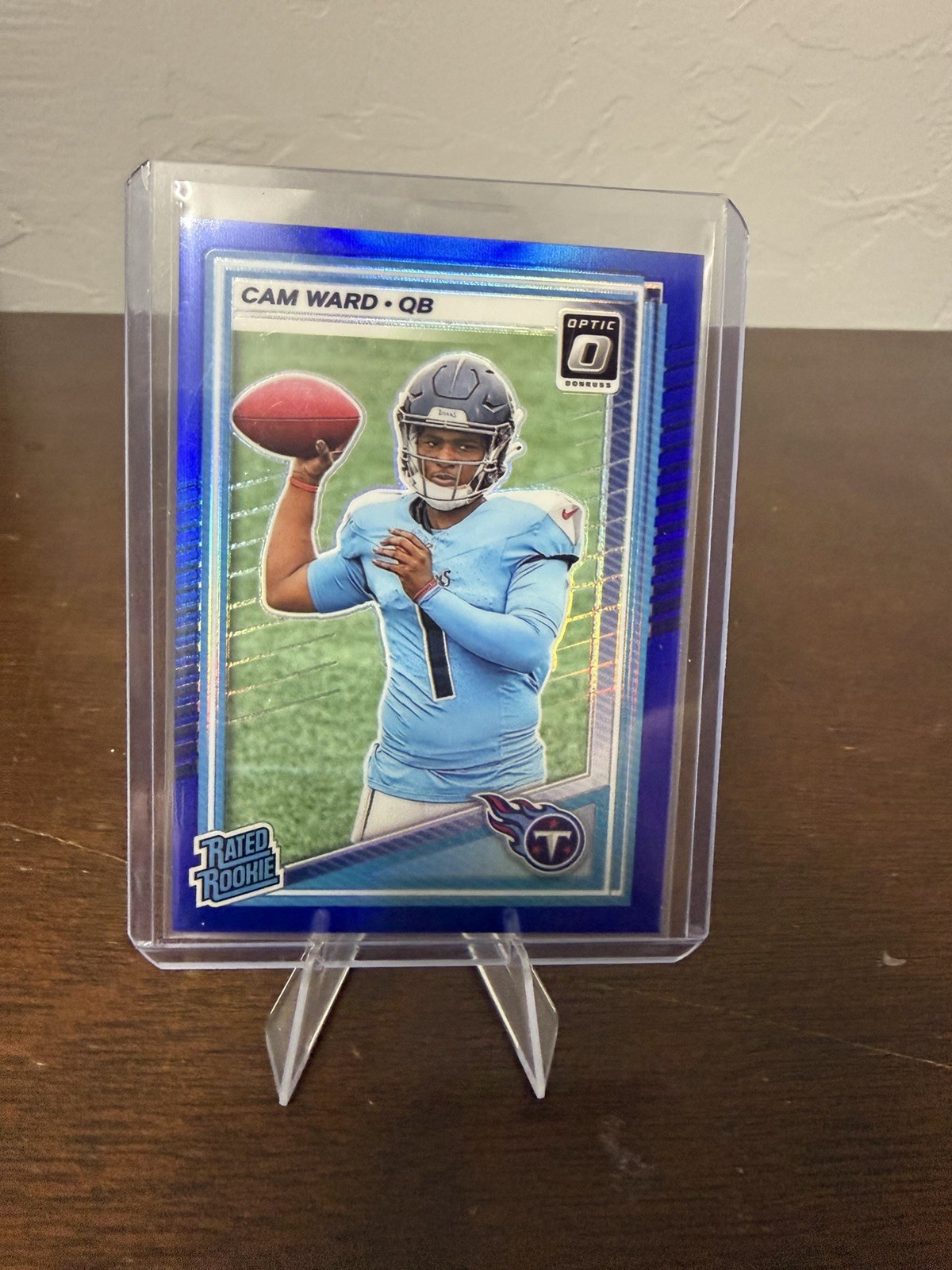 2025 Panini Donruss Optic - Rated Rookie Cam Ward #293 Blue Prizm /249 (RC)