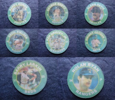 1991 7-11 Seven Eleven Slurpee Super Star Baseball Disc Florida Your Set U Pick