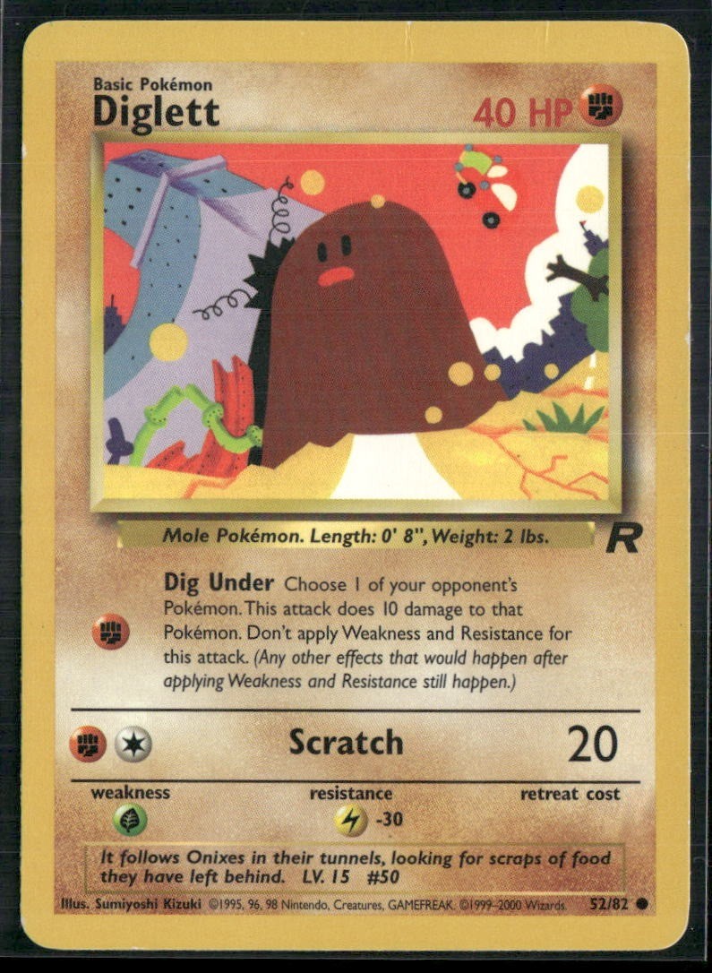 Team Rocket #52/82 Diglett