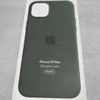 Apple - iPhone 15 Plus Silicone Case with MagSafe - Cypress -