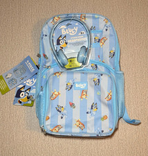 Bluey Kids 17 Inch Backpack, Lunch Tote and Headphones