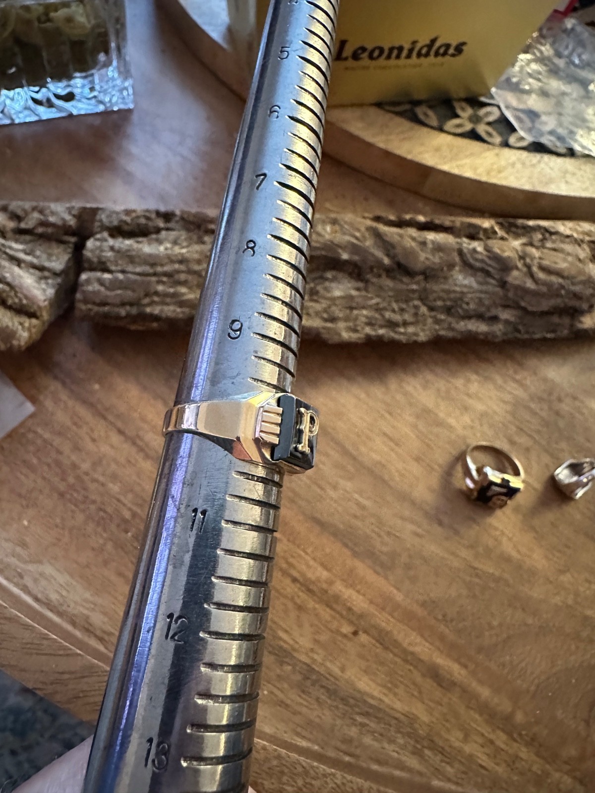 Vintage Statement Real 10K Solid Yellow Gold Init… - image 19