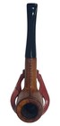 L’AIGON France Leather Wrapped Briar Tobacco Pipe — photo 2