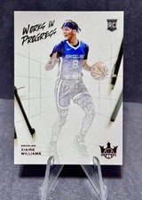 2021-22 Panini Court Kings Ziaire Williams Rookie   Works in Progress Ruby /149