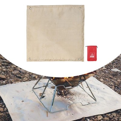 Feuerfeste Decke Geschenk Klappende Camping Fire Pit Matte für Picknickparty