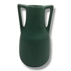 Vintage 1920s Rookwood Art Pottery Vase Teal Double Handle 2562