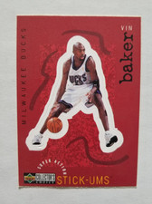 1997-98 Collector's Choice Stick-Ums #S15 Vin Baker