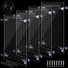 Nuanchu 4 Set Acrylic Fish Tank Divider 17 X 10 Aquarium Divider Kit Splicable