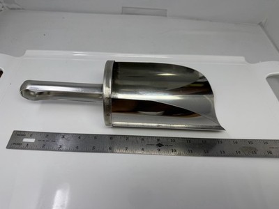 VTG 18/8 stainless steel Sweden tack welded 4 inch grain scoop ''12 3/4 polished