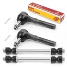 Front Sway Bar & Outer Tie Rod End Kit for 00-01 Dodge Ram 1500 Ram 3500 4 PCS