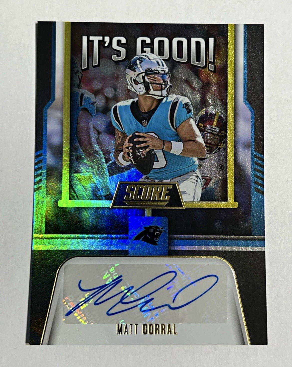 Panini 2023 Score - It’s Good! Autographs Auto #IG-MC Matt Corral Panthers