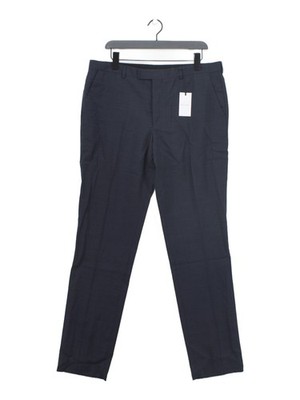 Paul Smith Herren Anzughose W 36 in Blau Wolle Neu Mit Etikett