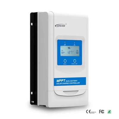DuoRacer Series(DR3210N-DDS 30A) Dual Battery MPPT Charge Controller