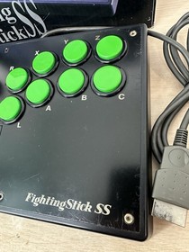 Sega Saturn HORI FIGHTING STICK SS Controller w/ Original Box - HSS-07 - Tested