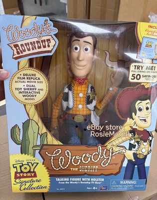 ToyStory Signature Collection Thinkway Talking Woody Doll Sealed Never Opened！