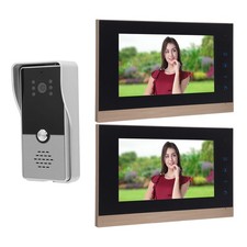 Video Intercom System Wired HD CMOS Sensor One Key Unlocking Touch Control