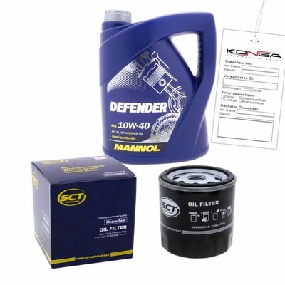 Inspektionskit MANNOL Defender 10W-40 für Citroen Zx 1.8i Xantia Break Jumper