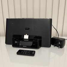 SONY XDR-DS16iP Personal Audio Docking System & DAB/FM Radio With Remote Working