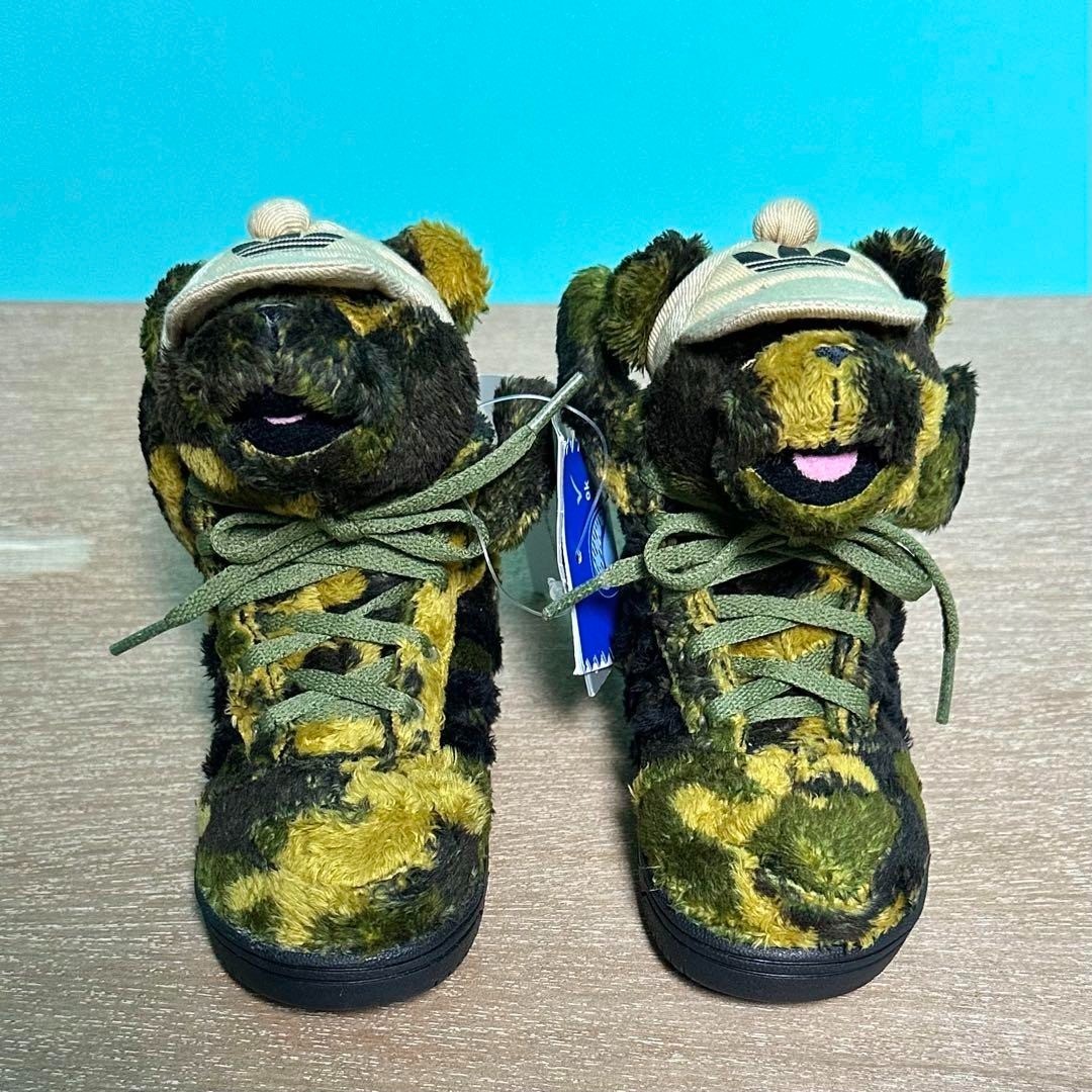 Kids Size!! Adidas Jeremy Scott Camo Bear Q20918 US5K JP12.0cm No