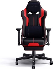 NOKAXUS Executive Office Chair Gaming Chair Recliner Footrest Lumbar Supports UK