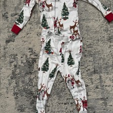 Pottery Barn Kids Santa Christmas Pajamas Set - Size 2T