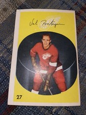 1962-63 PARKHURST NHL HOCKEY CARD VAL FONTEYNE DETROIT RED WINGS AHL OHL WHA WHL
