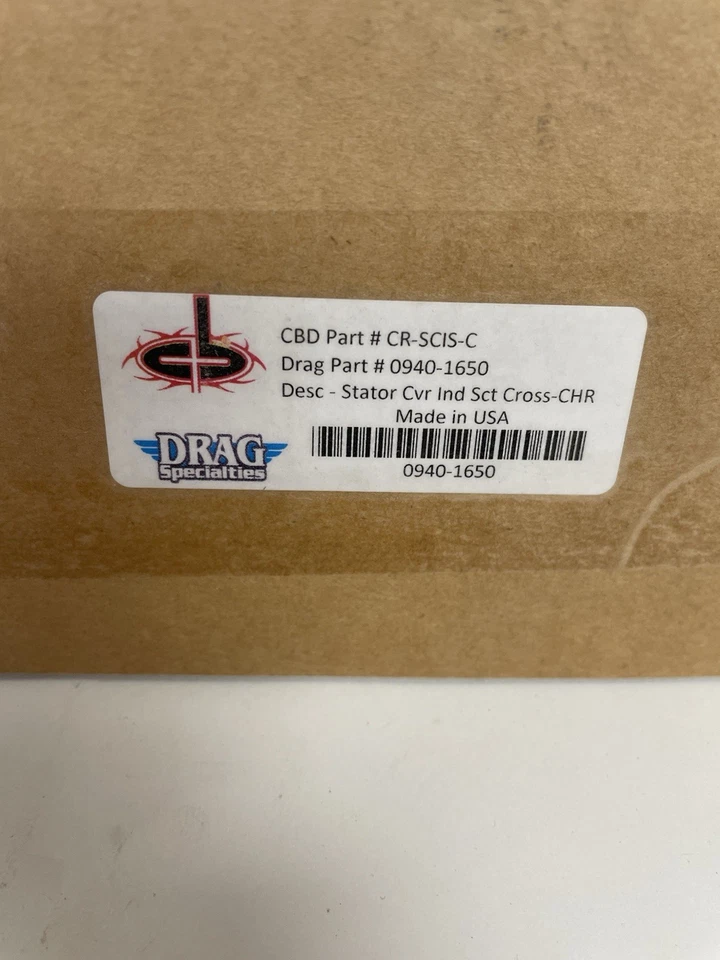 Cubierta de estator Carl Brouhard Designs serie Cross cromada Indian Scout Bobber Sixty Foto 2 de 2