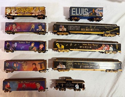 Bachmann Hawthorne Village HO 1:87 Elvis Presley Express Train Lot Diesels/Cars