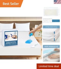 Crib Mattress Protector 2-Pack - Waterproof  Absorbent Sheets for Ultimate Care