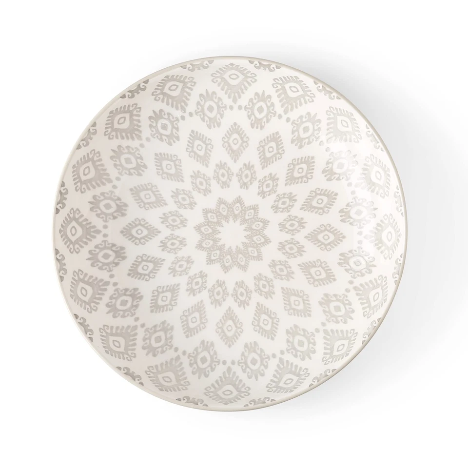 Juego de tazones/platos profundos poco profundos de 26 OZ perfectos para espaguetis y ensaladas... Foto 2 de 4