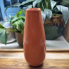 2004 Royal Haeger Pottery Light Creamsicle Orange 9.25” Tall Ceramic Vase 421-21
