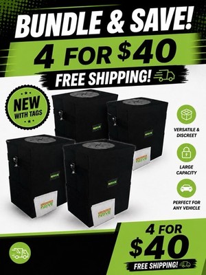 Car Trash Cans Bundle Drive Auto Garbage Boat Bin Leakproof Father s Day Gift
