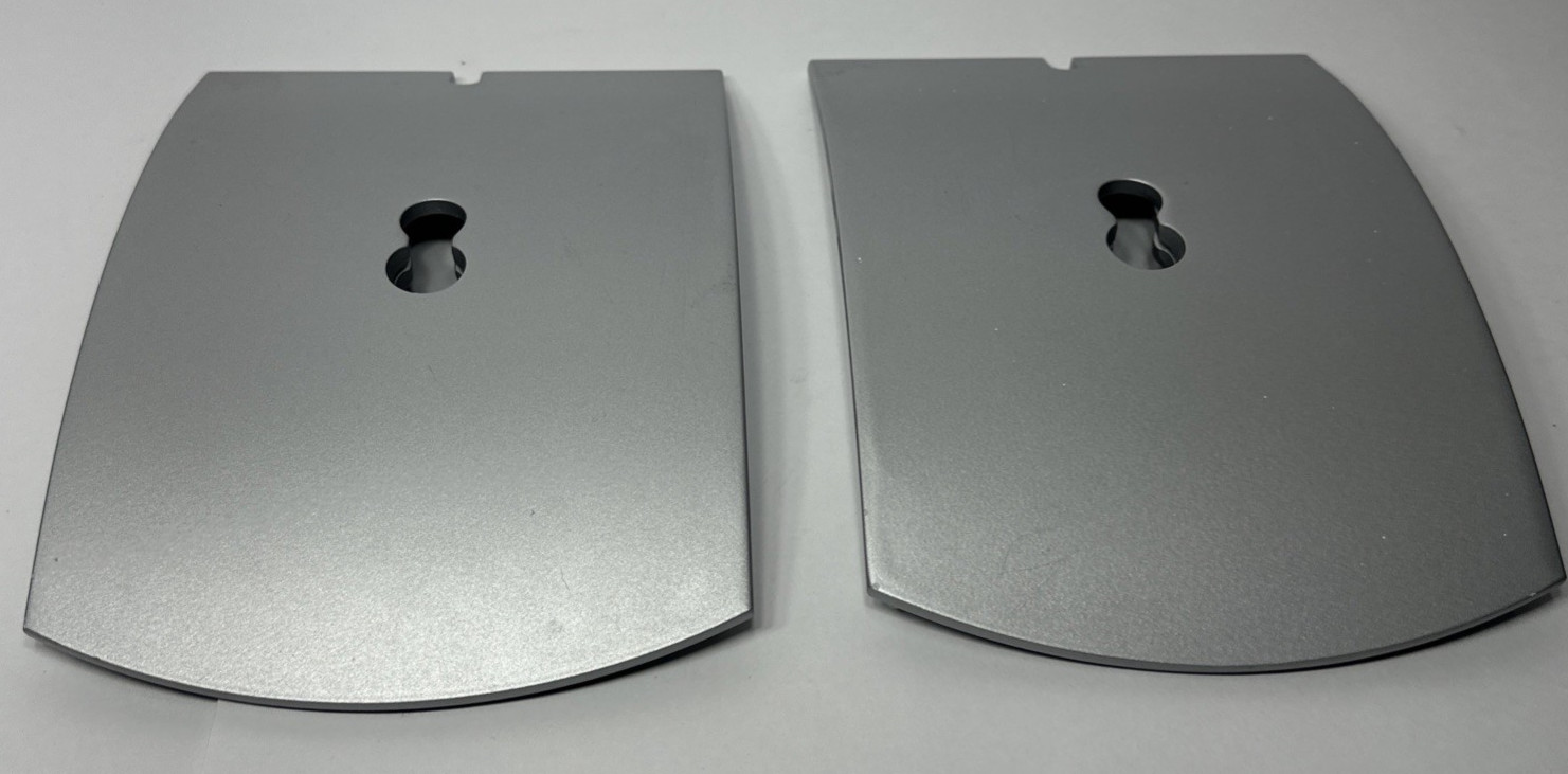 Oem Base Plates Only Set Of 2 Silver Replacement Parts