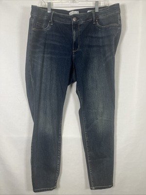 Jessica Simpson Jeans Kiss Me Skinny Women's 20W Blue Denim Classic