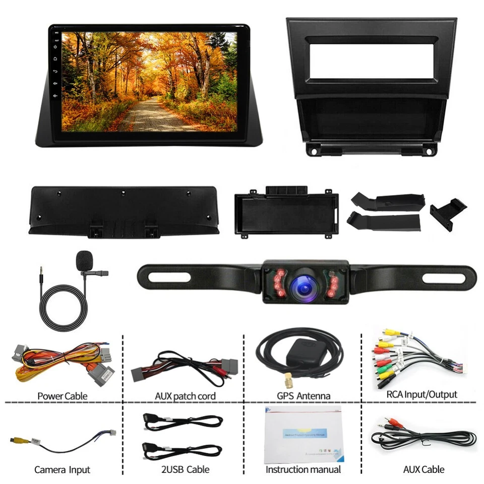 Para Honda Accord 2008-2012 Android Auto Apple Carplay Coche Estéreo GPS Navegación Radio Foto 4 de 4