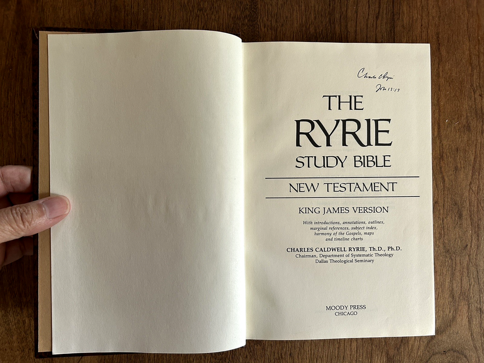the-ryrie-study-bible-new-testament-king-james-version-1976-moody-press