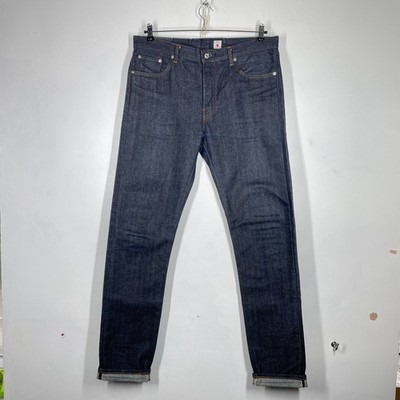 Edwin Selvedge Jeans Herren W36* L34 Blau EEU32 Slim Tapered Japan Denim Selvage