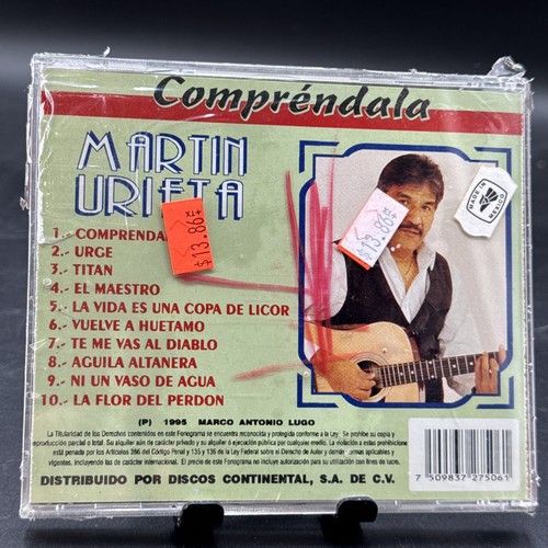 Martin Urieta - Comprendala - CD 1995 (Discos Continental) - SEALED - Picture 2 of 3