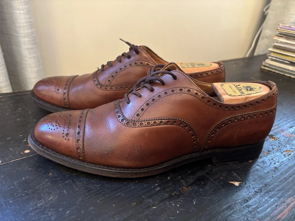 Church's England Diplomat Brogue Cap Toe Oxford Shoes Size 10.5 F UK/11.5 D US - Image 2 of 4