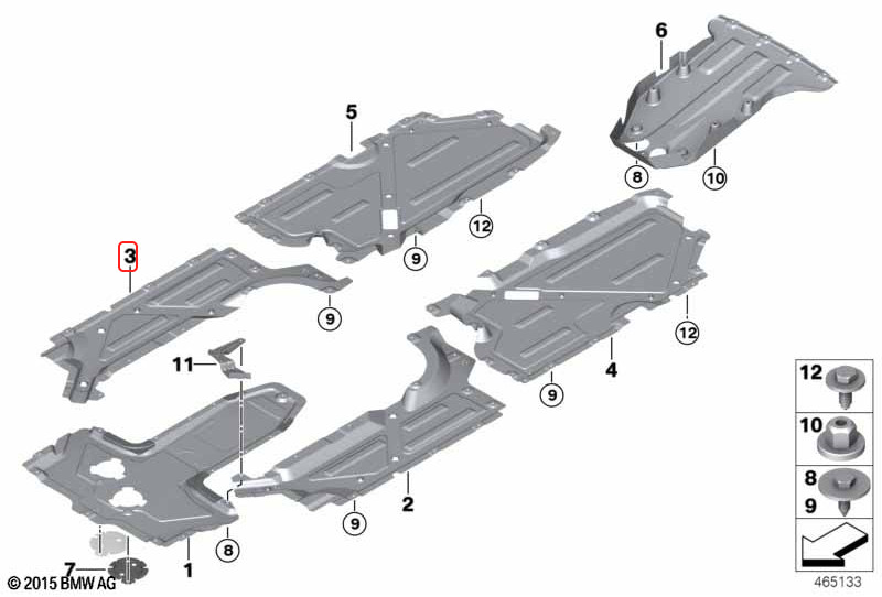 Rolls-Royce Dawn 2017-2023 Front Right Fender liner