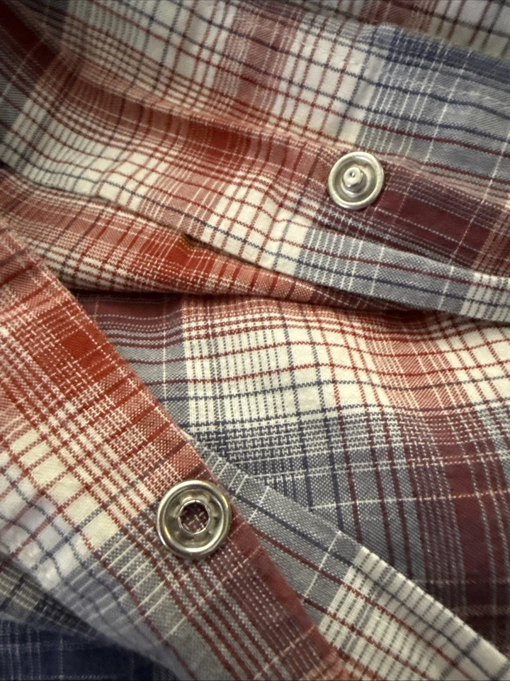 Funda nórdica Pottery Barn Teen Wrangler orgánica a cuadros doble Foto 4 de 4