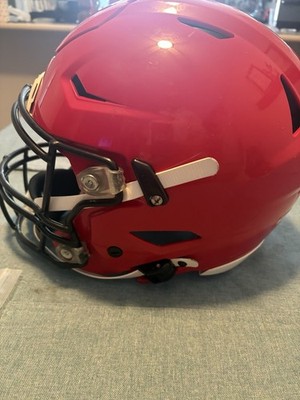 Riddell SpeedFlex Full Face Football Helmet Red/White/Black XL w/ Face Mask