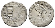 FITZ ROMANIA WALLACHIA Vladislav I Silver Ducat Type III Medieval ~AWA865