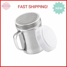 Powdered Sugar Shaker Duster - With Handle - Cinnamon Shaker For Coffee 6 ounce
